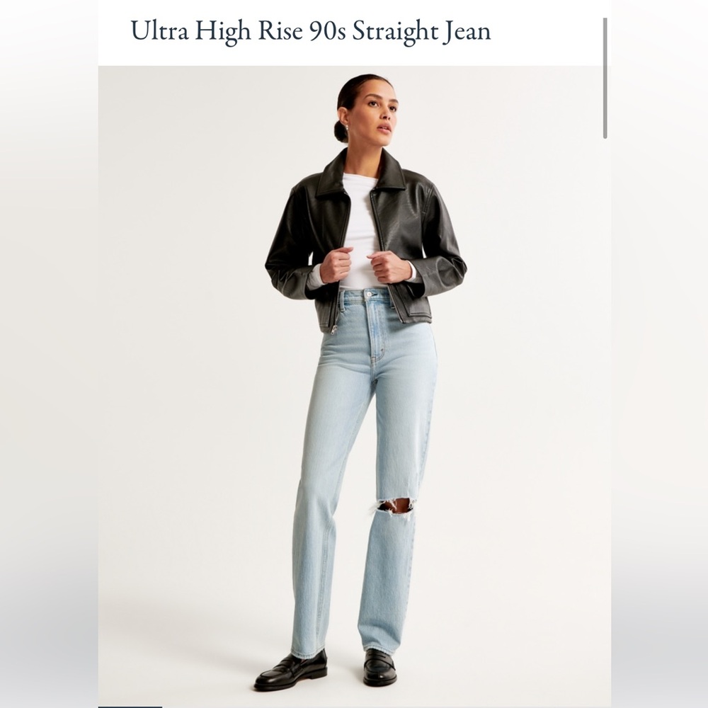 Abercrombie 90s Straight Ultra High Rise (34/18L)